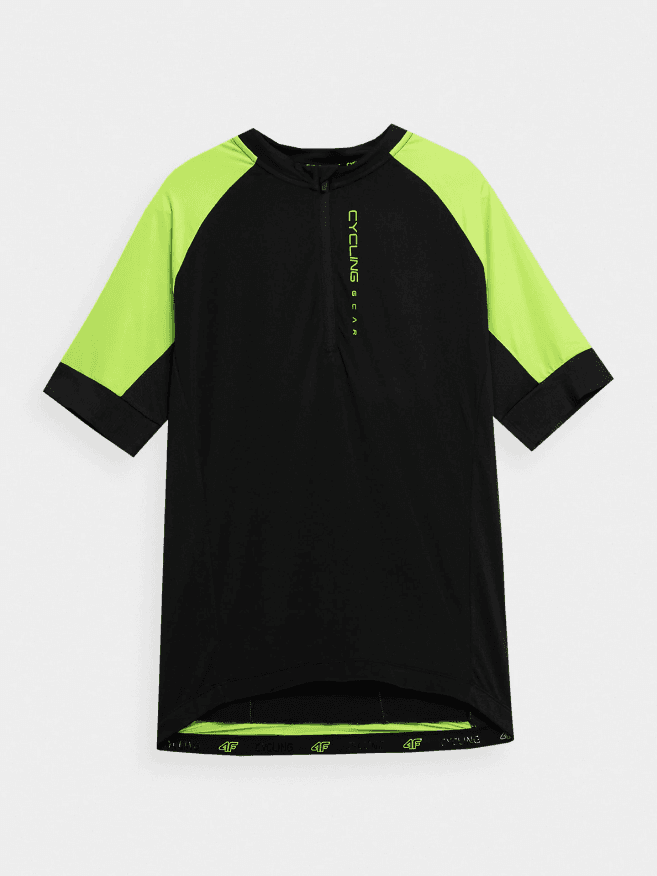 4F 4FSS23TFTSM364 DEEP BLACK Pánský cyklistický dres US 3XL 4FSS23TFTSM364 DEEP BLACK