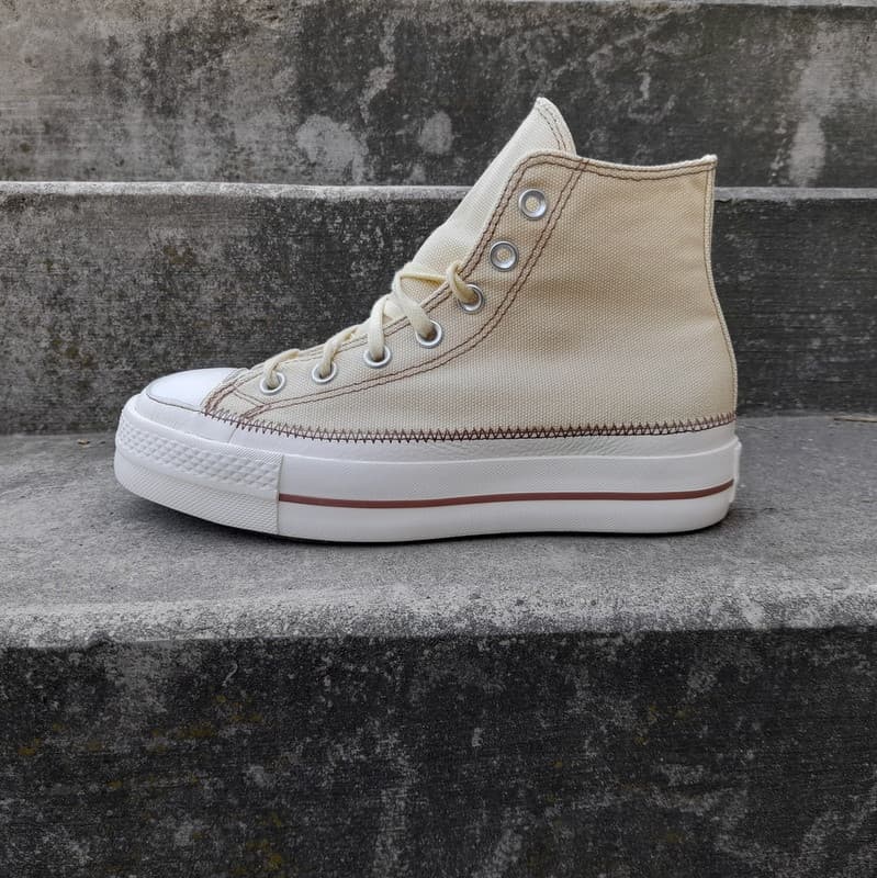 converse CHUCK TAYLOR ALL STAR LIFT PLATFORM CONTRAST STITCHING Dámské boty EU 36.5 A04659C - náhled 2