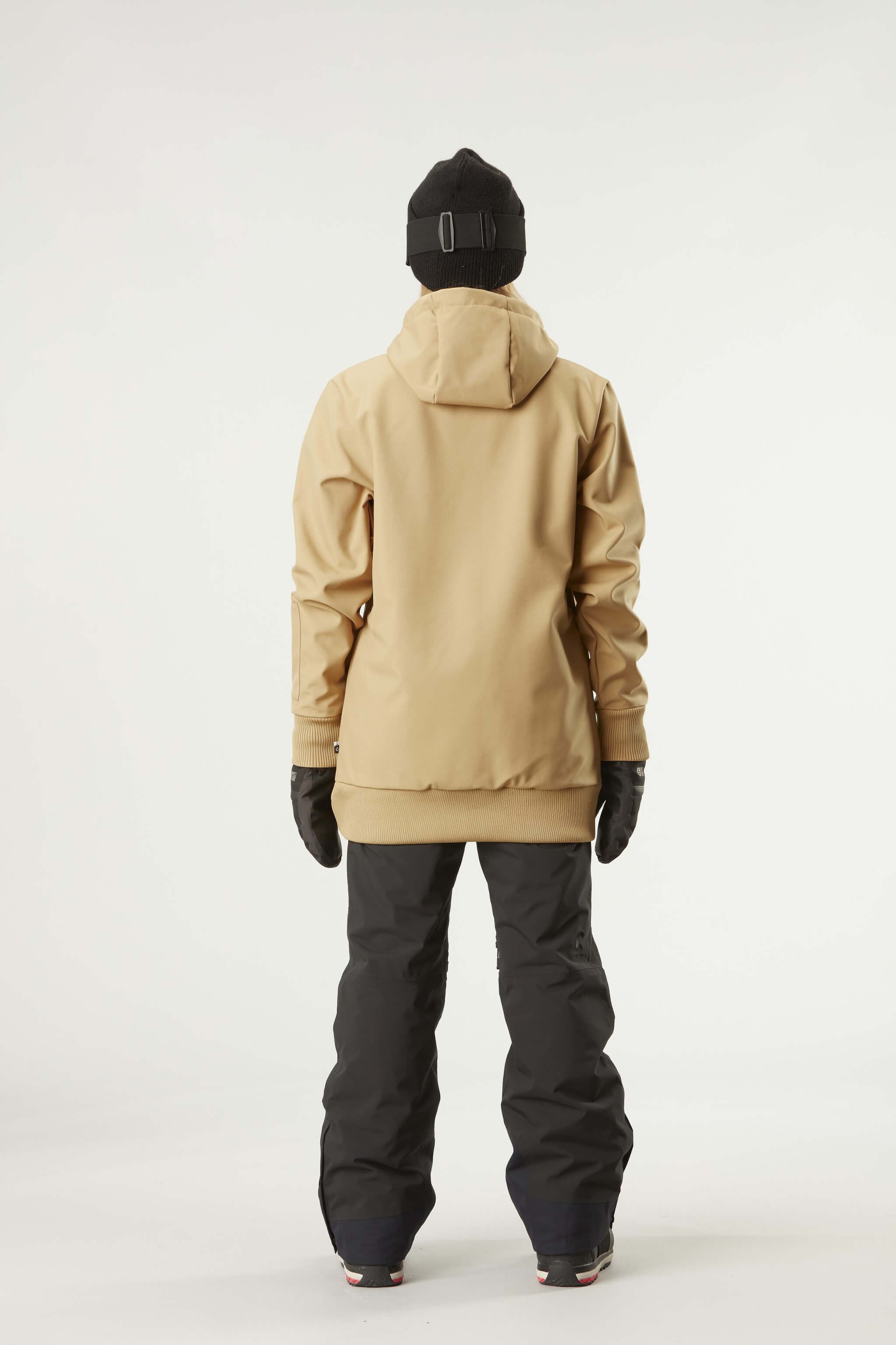 Picture Parker 5/5 Unisex lyžařská softshellová bundo-mikina US M MVT401-TANNIN - náhled 4