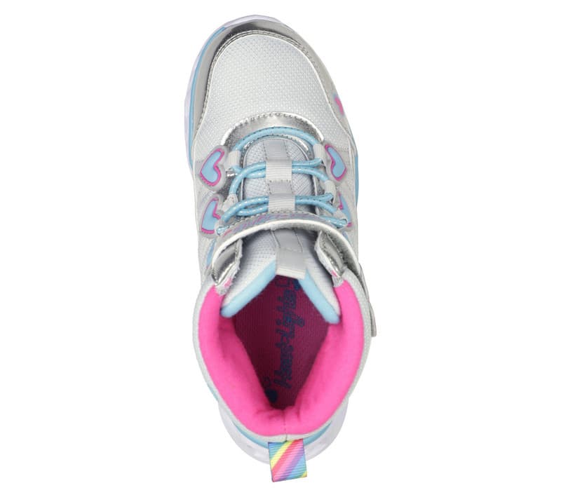 SKECHERS HEART LIGHTS - SWEET Dětské boty EU 32 302668L_SMLT - náhled 4