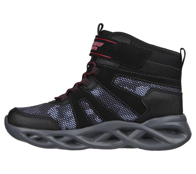 SKECHERS TWISTED-BRIGHTS-ZERR Dětské boty EU 34 400145L_BKRD - náhled 3