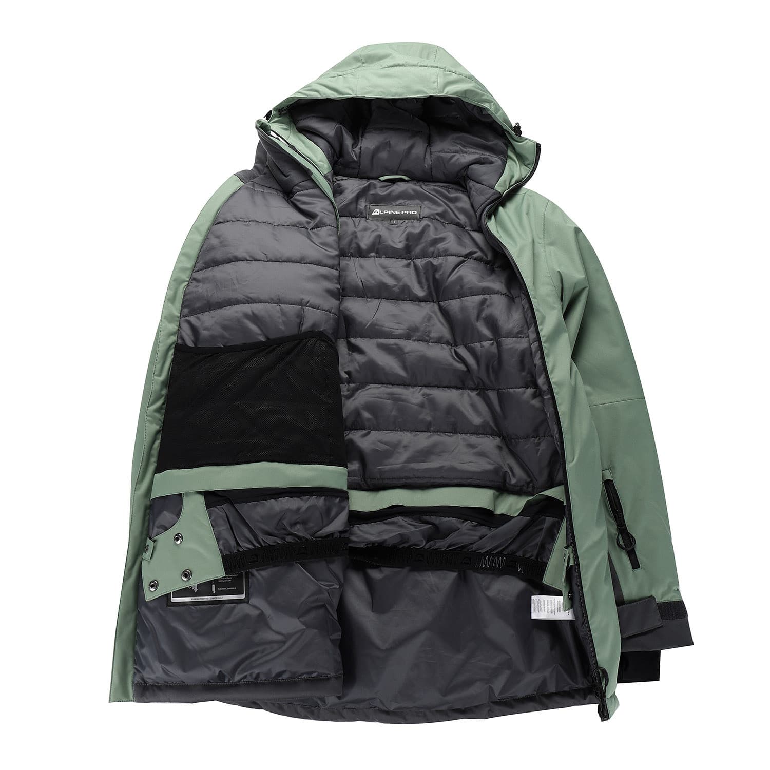 ALPINE PRO OMEQ Pánská lyžařská bunda s membránou PTX US L MJCB644722PA - náhled 3