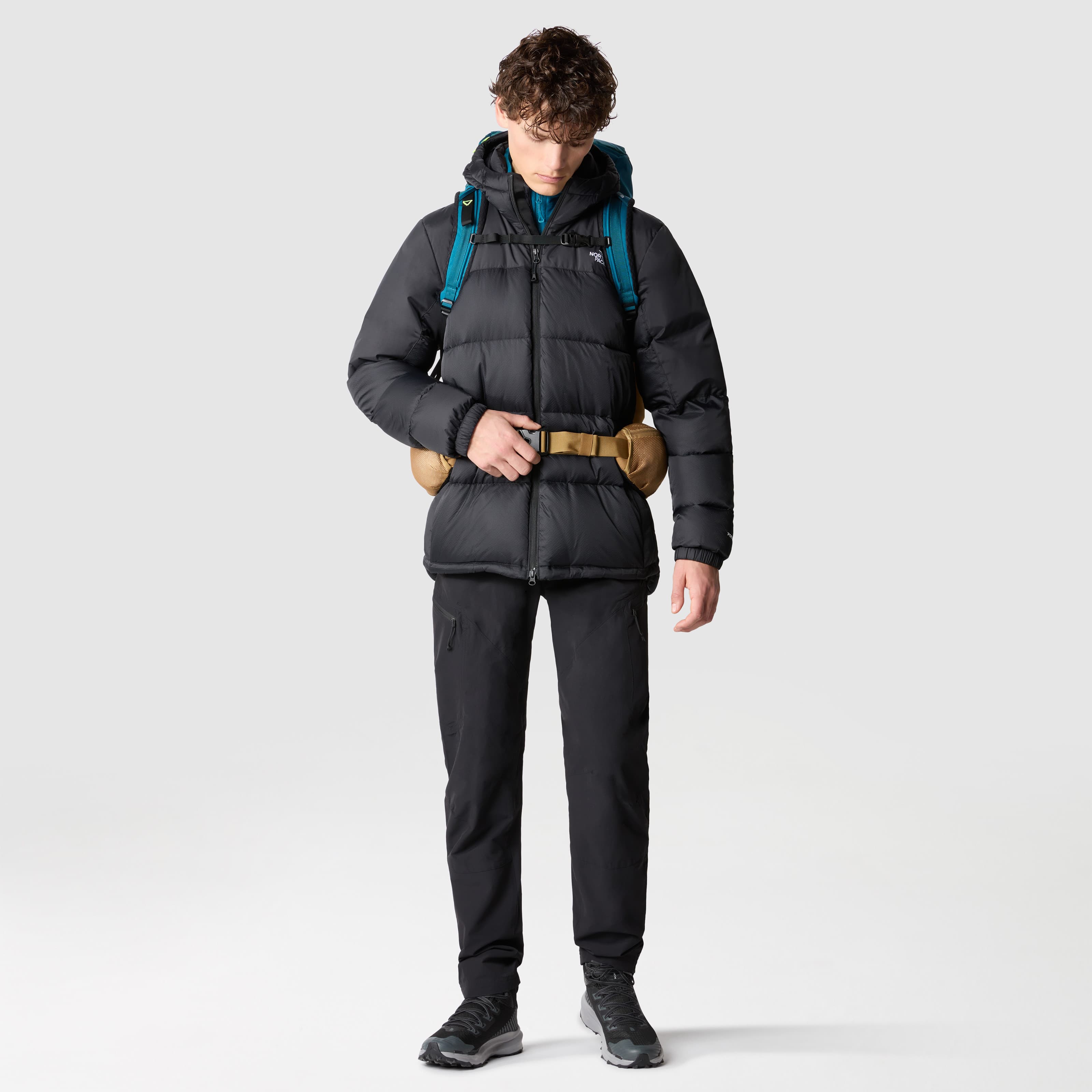 The North Face M DIABLO DOWN HOODIE Pánská bunda US XL NF0A4M9LKX71 - náhled 4