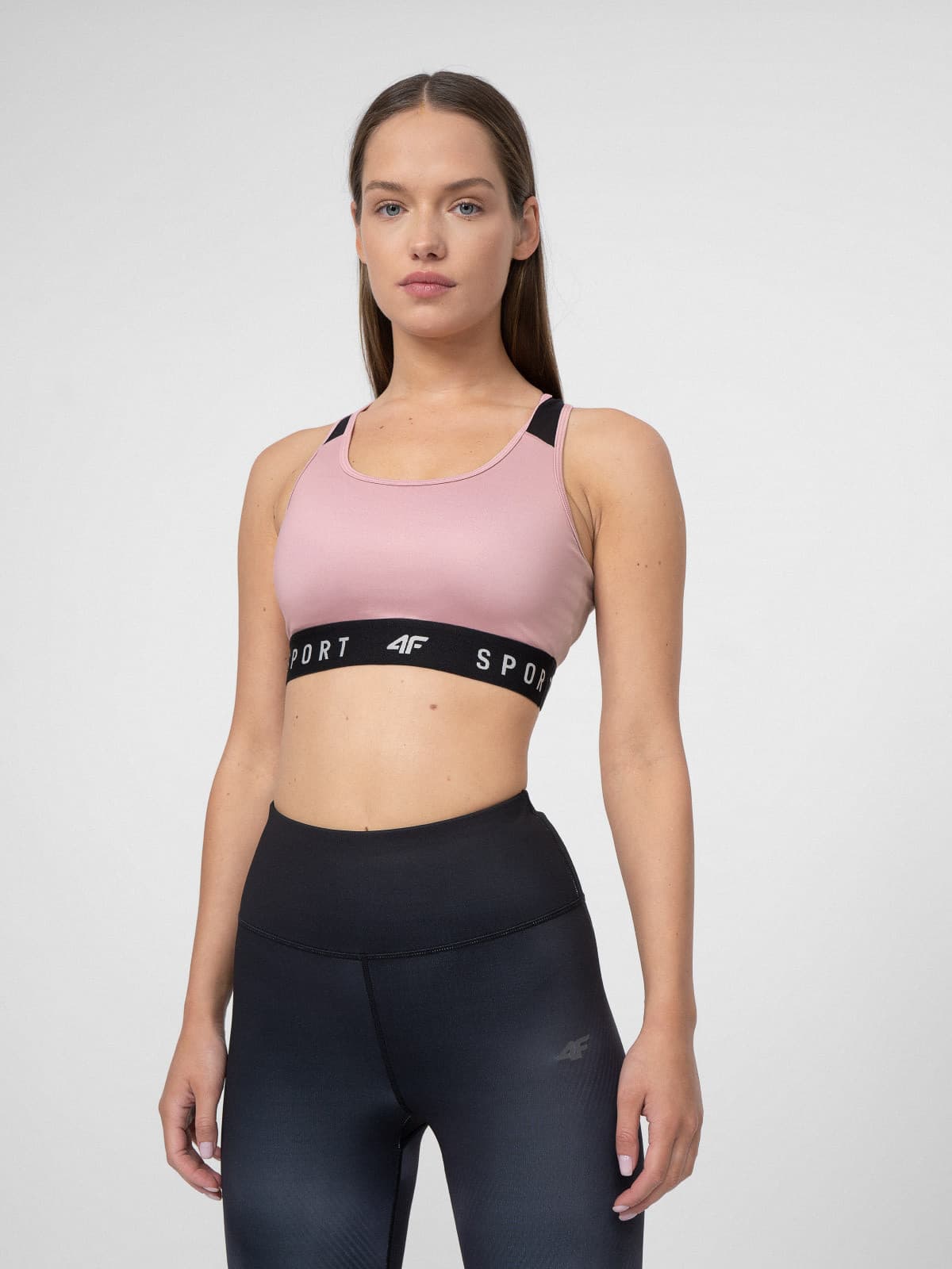 4F 4FSS23USBAF051 LIGHT PINK Sportovní podprsenka US L 4FSS23USBAF051 LIGHT PINK - náhled 3