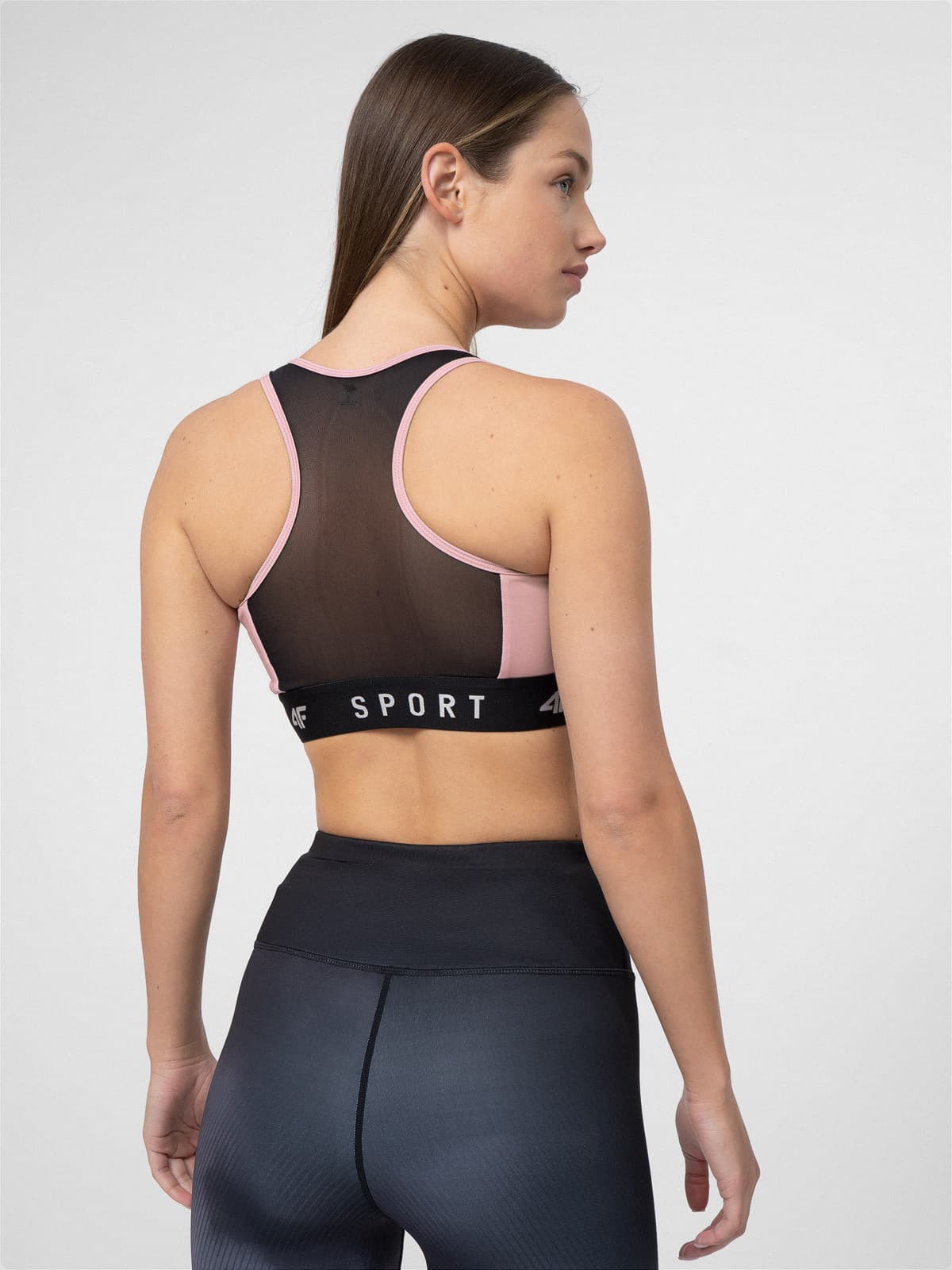 4F 4FSS23USBAF051 LIGHT PINK Sportovní podprsenka US L 4FSS23USBAF051 LIGHT PINK - náhled 4