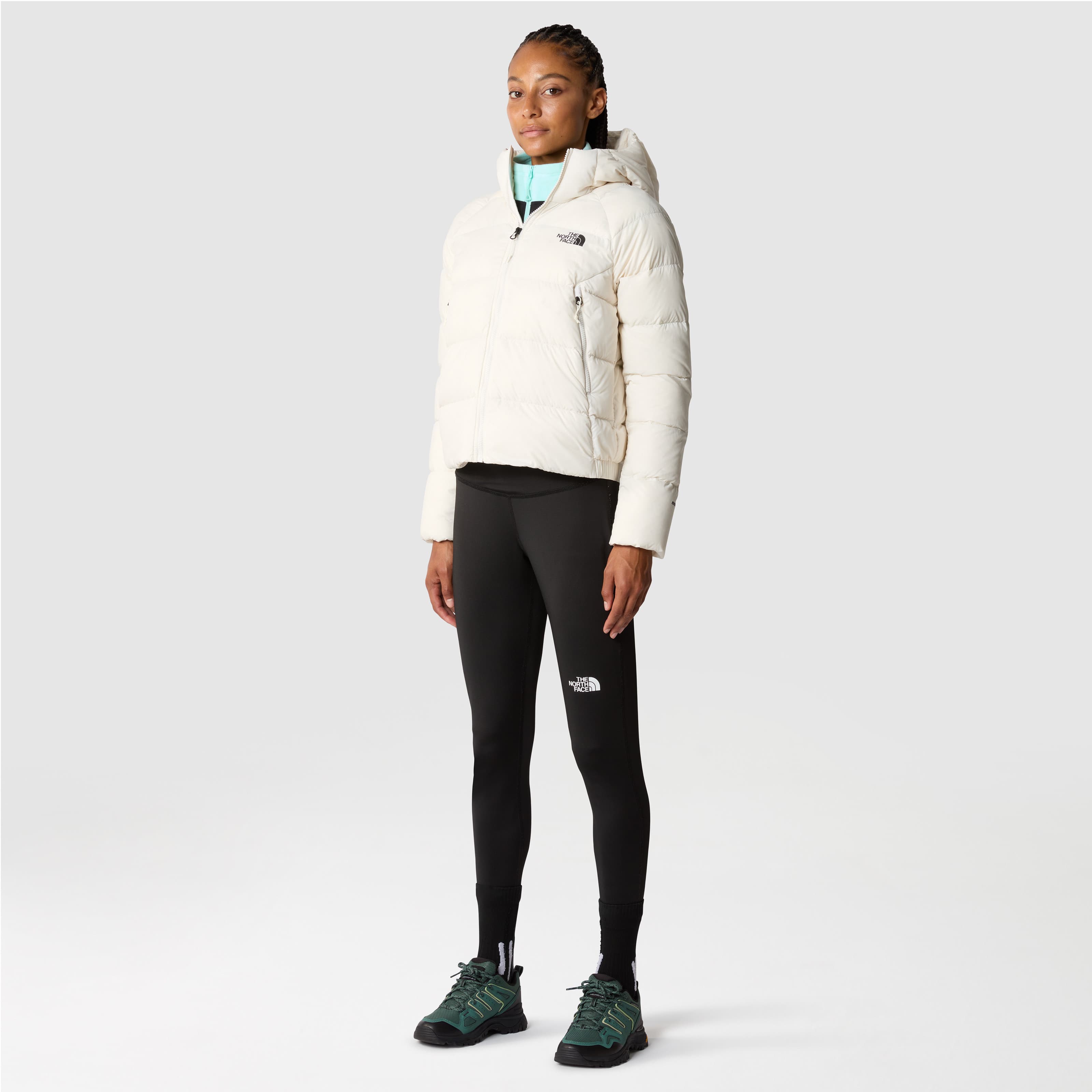 The North Face W HYALITE DOWN HOODIE Dámská bunda US L NF0A3Y4RN3N1 - náhled 3