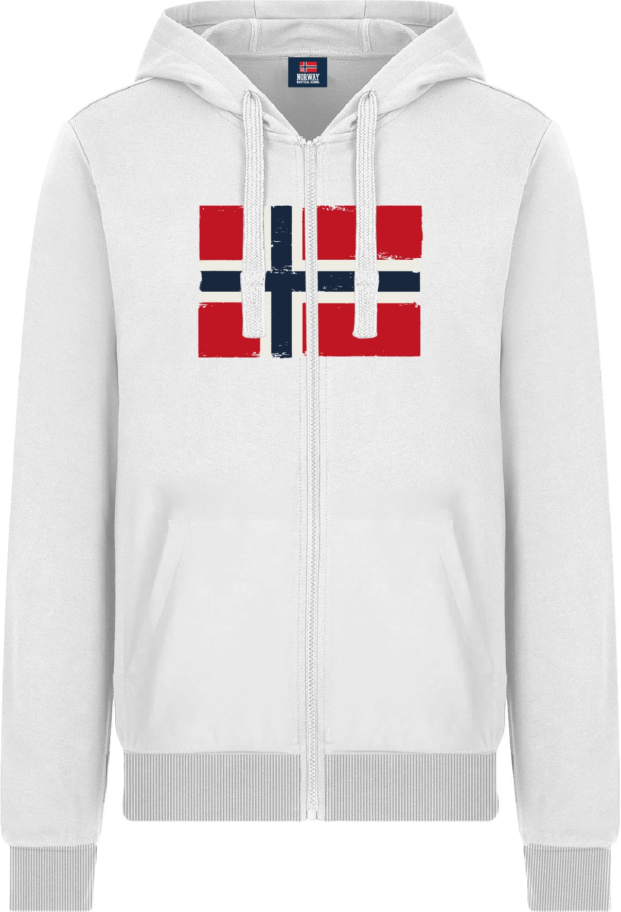 NORWAY COTTON FLEECE Pánská mikina US L 129444 Off White