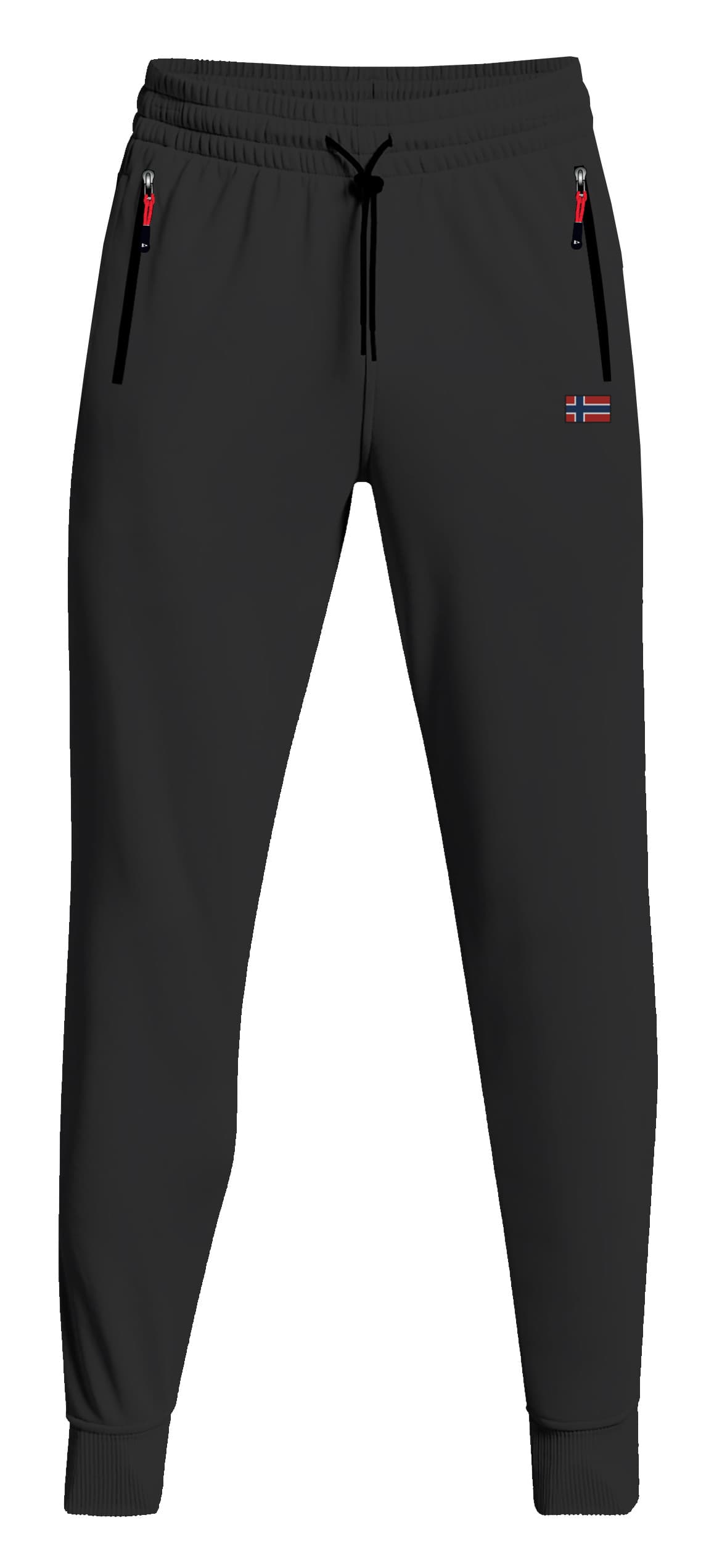 NORWAY TROUSERS FLEECE Pánské tepláky US XL 129445 Black