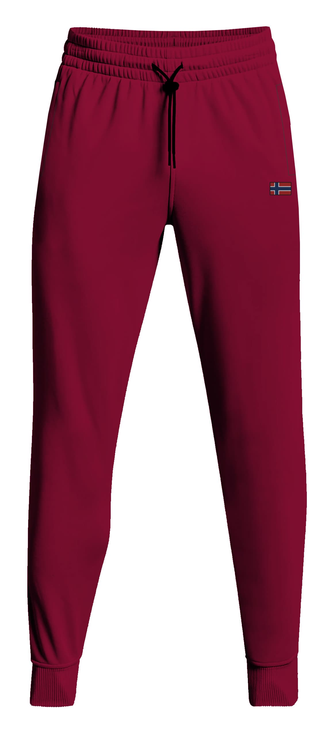 NORWAY TROUSERS FLEECE Pánské tepláky US L 129446 Bordeaux