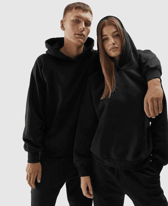 4F 4FAW23TSWSU704 DEEP BLACK Unisex mikina US L 4FAW23TSWSU704 DEEP BLACK - náhled 1