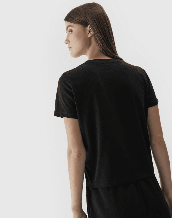 4F 4FWAW23TTSHF1169 DEEP BLACK Dámské tričko US L 4FWAW23TTSHF1169 DEEP BLACK - náhled 2