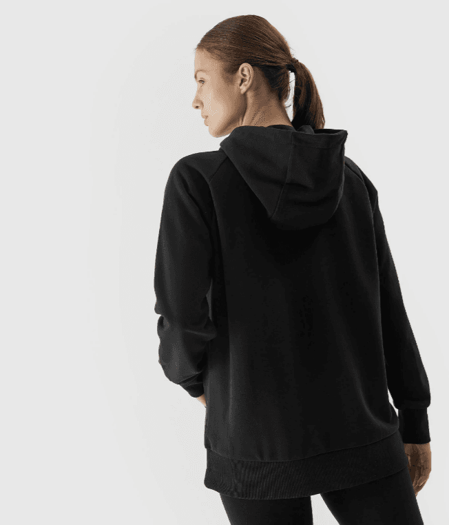 4F 4FAW23TSWSF0725 DEEP BLACK Dámská mikina US L 4FAW23TSWSF0725 DEEP BLACK - náhled 5