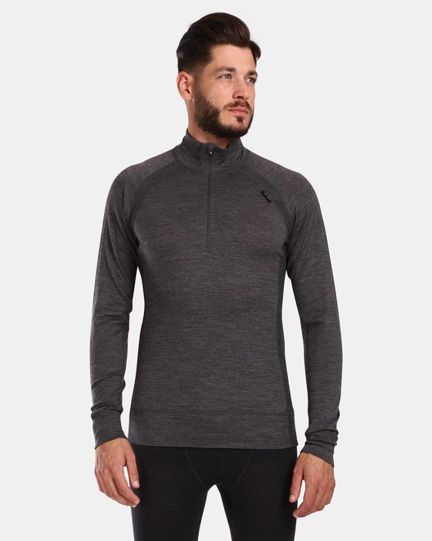 Kilpi JAGER-M Pánské termo triko z merino vlny US L UM0504KIDGY - náhled 1