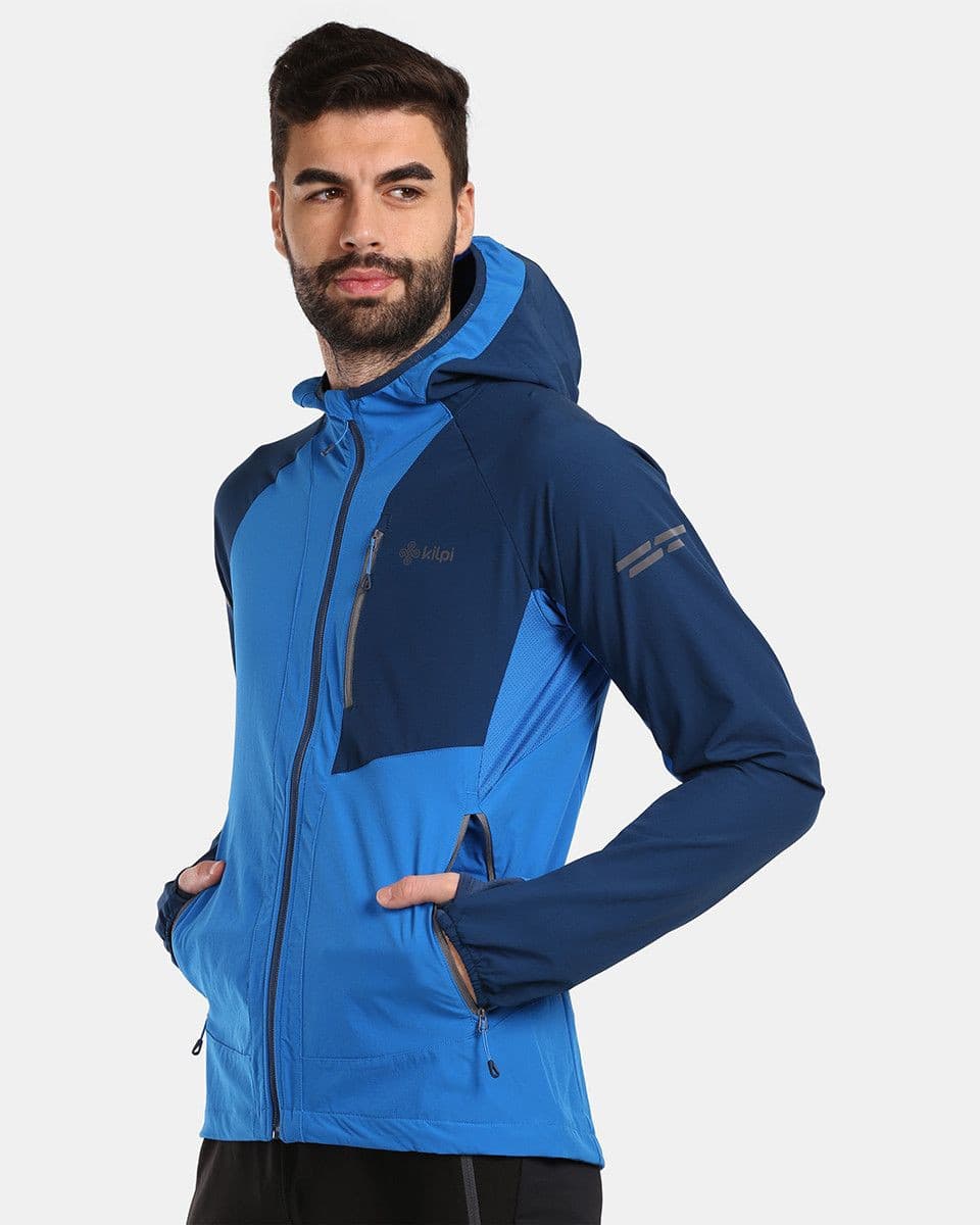 Kilpi BALEO-M Pánská běžecká bunda US 3XL UM0120KIBLU - náhled 2