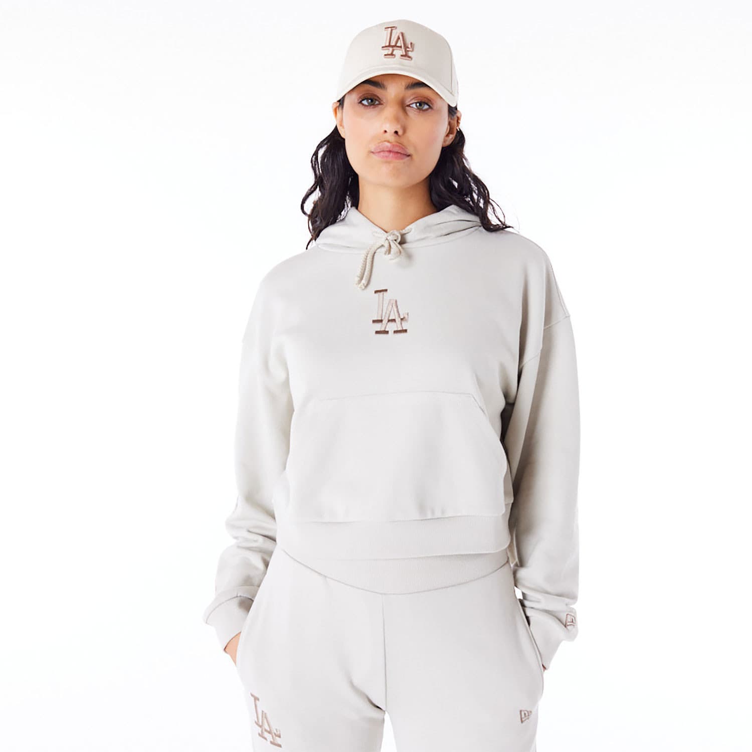 NEW ERA MLB Lifestyle crop hoody LOSDOD Dámská mikina US L 60435287 - náhled 1