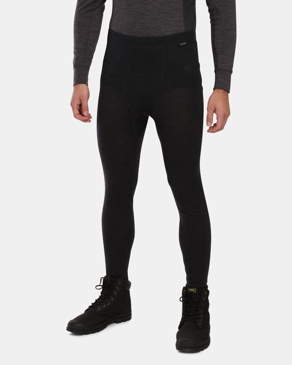 Kilpi MAVORA BOTTOM-M Pánské termo kalhoty z merino vlny US L UM0502KIBLK