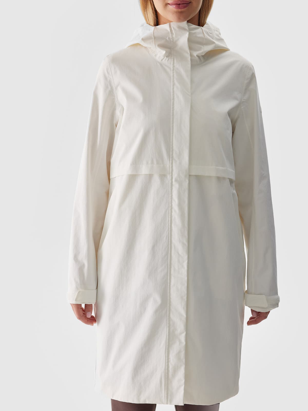4F TECHNICAL JACKET F429 Dámská parka US L 4FWSS24TTJAF429 OFF WHITE - náhled 4