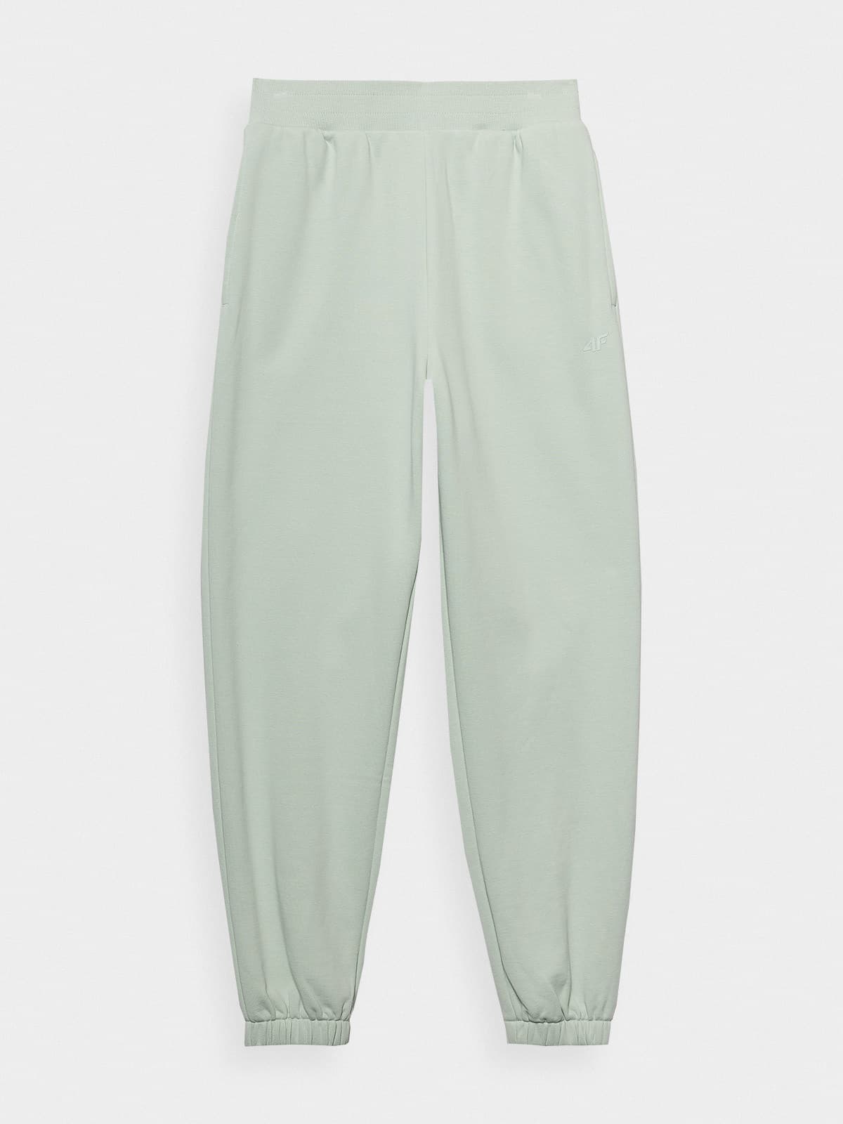 4F TROUSERS CAS F666 Dámské tepláky US L 4FWSS24TTROF666 LIGHT GREEN