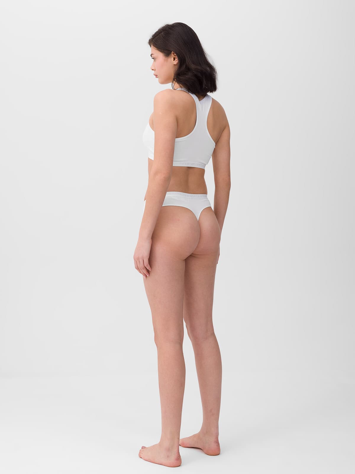 4F PANTIES F018 (2pack) Dámské tanga US L 4FWSS24UPTSF018 WHITE - náhled 3