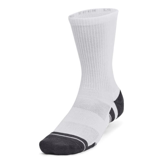 Under Armour UA Performance Tech 3pk Crew Pánské ponožky US L 1379512-100 - náhled 2