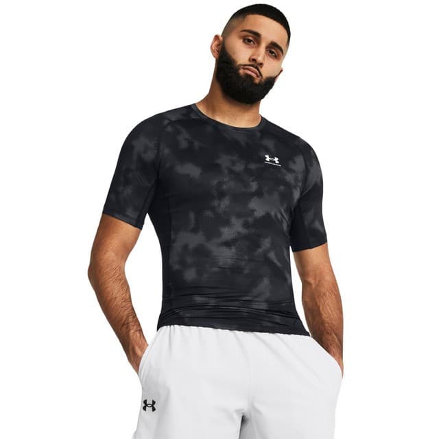 Under Armour UA HG Armour Printed SS Pánské sportovní tričko US XXL 1383321-001