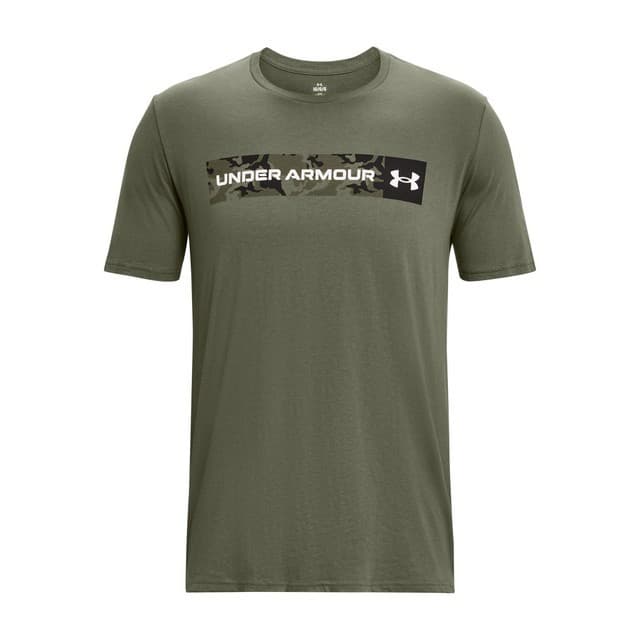 Under Armour UA CAMO CHEST STRIPE SS Pánské tričko US L 1376830-390 - náhled 5