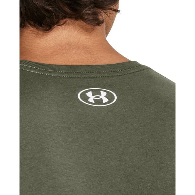 Under Armour UA CAMO CHEST STRIPE SS Pánské tričko US L 1376830-390 - náhled 4