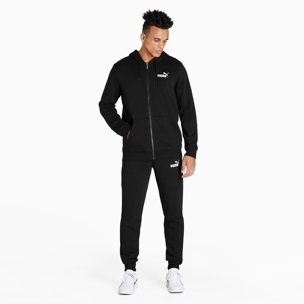 Puma ESS Small Logo FZ Hoodie TR Pánská mikina US L 586704-01 - náhled 3