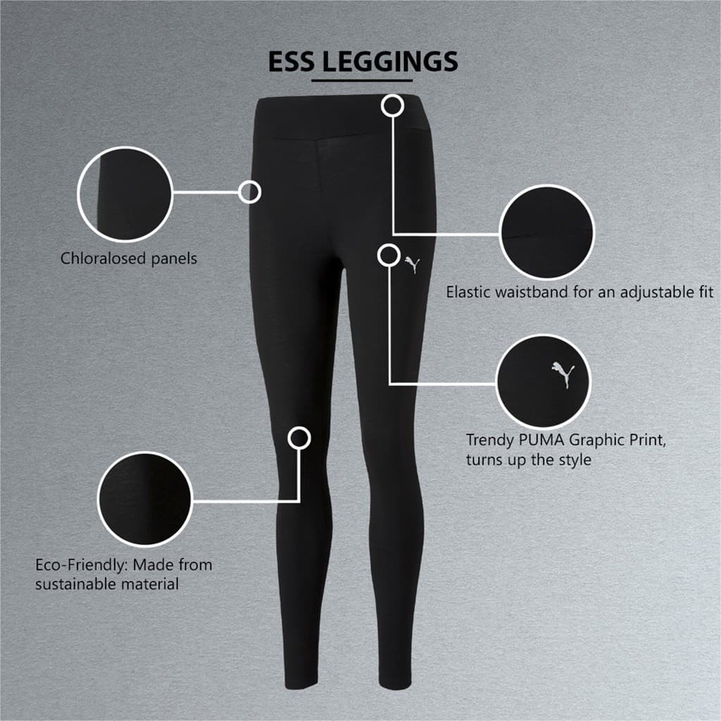Puma ESS Leggings Dámské legíny US XL 586835-51 - náhled 3