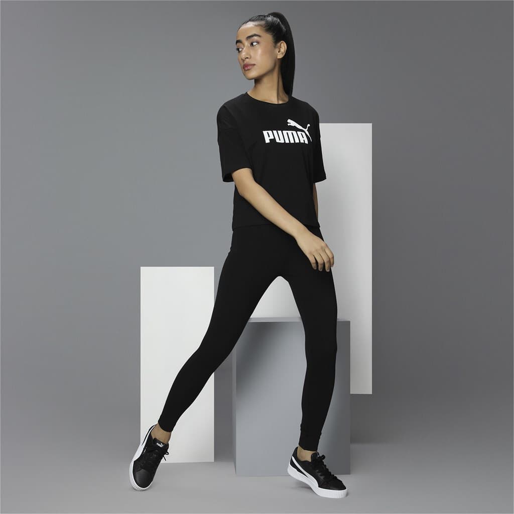 Puma ESS Cropped Logo Tee Dámské tričko US L 586866-01 - náhled 4