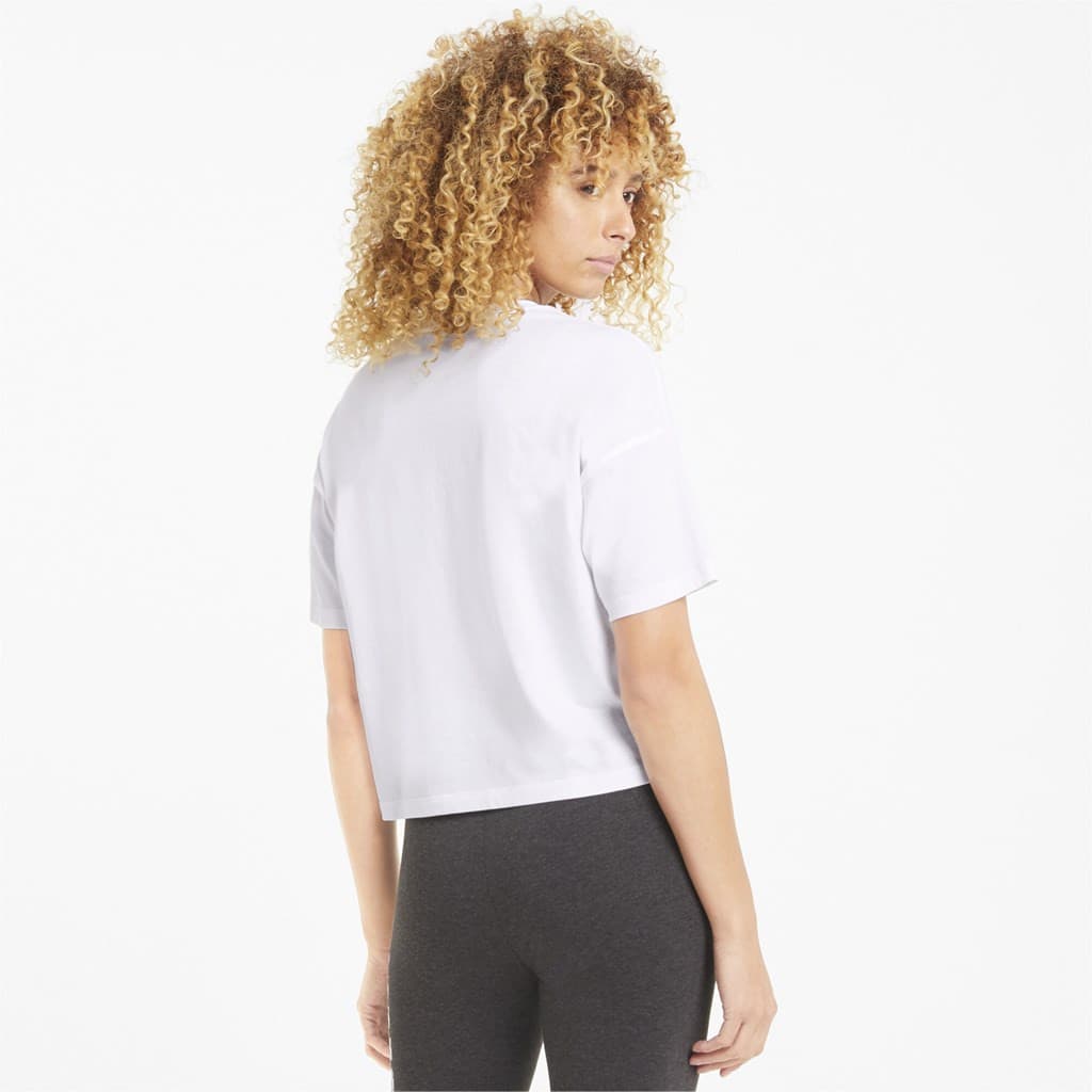 Puma ESS Cropped Logo Tee Dámské tričko US L 586866-02 - náhled 2