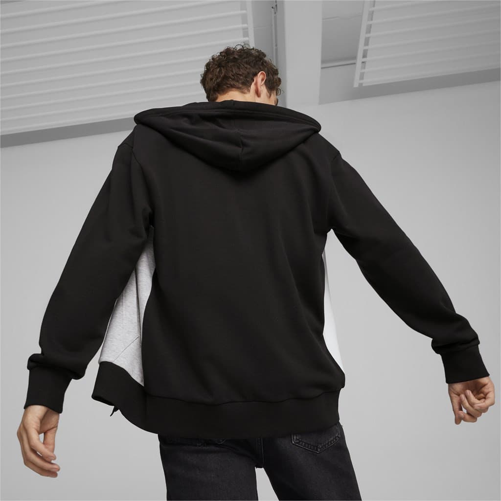 Puma POWER Colorblock Full-Zip Hoodie TR Pánská mikina US M 678934-01 - náhled 3