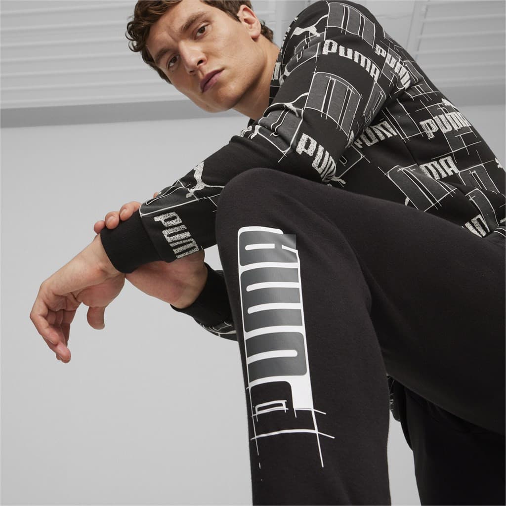 Puma ESS+ LOGO LAB Sweatpants TR cl Pánské tepláky US M 678980-01 - náhled 5