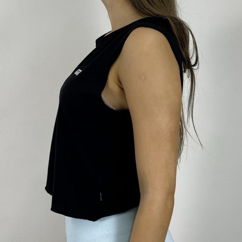 Vans WM JUNIOR V MUSCLE CROP Dámské tílko US L VN0A4DNGBLK1 - náhled 2