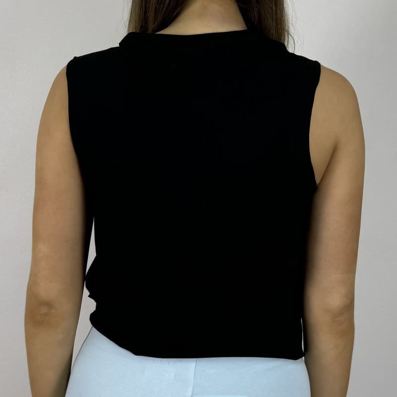 Vans WM JUNIOR V MUSCLE CROP Dámské tílko US L VN0A4DNGBLK1 - náhled 3